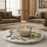 Home Fragrance Bay Leaf & Lime Premium Aromatic Candle with Elegant Glass Jar – 12 cm - Al Kabayel Discount CentreHome Fragrance Bay Leaf & Lime Premium Aromatic Candle with Elegant Glass Jar – 12 cmHome FragrancesHOME FRAGRANCEAl Kabayel Discount Centre