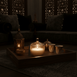 Home Fragrance Bay Leaf & Lime Refreshing Scented Candle with Premium Glass Jar – 10 cm - Al Kabayel Discount CentreHome Fragrance Bay Leaf & Lime Refreshing Scented Candle with Premium Glass Jar – 10 cmHome FragrancesHOME FRAGRANCEAl Kabayel Discount Centre
