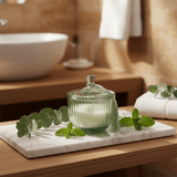 Home Fragrance Eucalyptus & Mint Aromatherapy Scented Candle with Elegant Glass Jar – 10 cm - Al Kabayel Discount CentreHome Fragrance Eucalyptus & Mint Aromatherapy Scented Candle with Elegant Glass Jar – 10 cmHome FragrancesHOME FRAGRANCEAl Kabayel Discount Centre