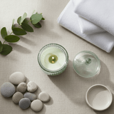 Home Fragrance Eucalyptus & Mint Relaxing Aromatherapy Candle with Glass Jar – 12 cm - Al Kabayel Discount CentreHome Fragrance Eucalyptus & Mint Relaxing Aromatherapy Candle with Glass Jar – 12 cmHome FragrancesHOME FRAGRANCEAl Kabayel Discount Centre