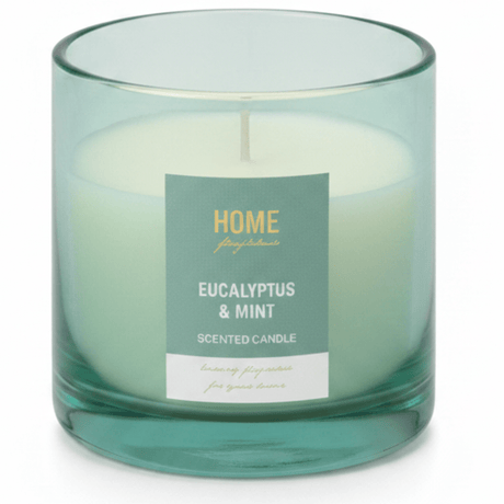 Home Fragrance Eucalyptus & Mint Spa Inspired Scented Candle for Relaxation – 12 × 10 cm - Al Kabayel Discount CentreHome Fragrance Eucalyptus & Mint Spa Inspired Scented Candle for Relaxation – 12 × 10 cmHome FragrancesHOME FRAGRANCEAl Kabayel Discount Centre