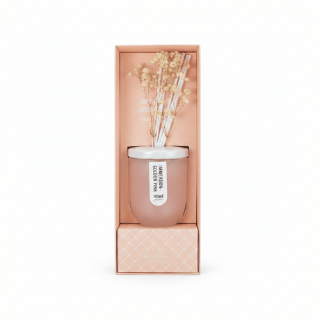 Home Fragrance Reed Diffuser 100ml – Immersion Golden Pink - Al Kabayel Discount CentreHome Fragrance Reed Diffuser 100ml – Immersion Golden PinkHome FragrancesHOME FRAGRANCEAl Kabayel Discount Centre