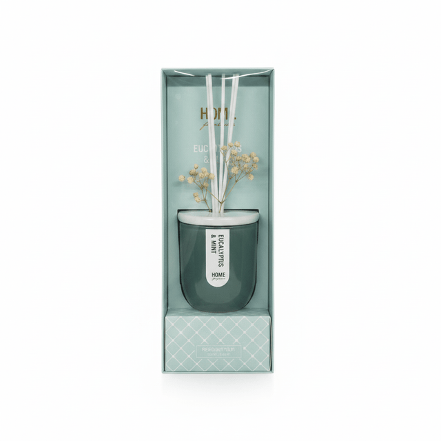 Home Fragrance Reed Diffuser – Eucalyptus & Mint 100ml - Al Kabayel Discount CentreHome Fragrance Reed Diffuser – Eucalyptus & Mint 100mlHome FragrancesHOME FRAGRANCEAl Kabayel Discount Centre