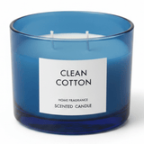 Home Fragrance Scented Candle in Glass Cup | 8×11 cm | Clean Cotton / Maple Leaf & Apple / Amber & Ginger Lily / Pear & Freesia - Al Kabayel Discount CentreHome Fragrance Scented Candle in Glass Cup | 8×11 cm | Clean Cotton / Maple Leaf & Apple / Amber & Ginger Lily / Pear & FreesiaHome FragrancesHOME FRAGRANCEAl Kabayel Discount Centre