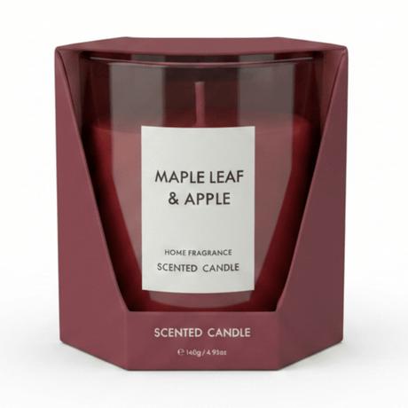 Home Fragrance Scented Candle in Glass Cup | Luxury Aromatherapy Candle | 8×7cm | Amber & Ginger Lily / Pear & Freesia / Clean Cotton / Maple Leaf & Apple - Al Kabayel Discount CentreHome Fragrance Scented Candle in Glass Cup | Luxury Aromatherapy Candle | 8×7cm | Amber & Ginger Lily / Pear & Freesia / Clean Cotton / Maple Leaf & AppleHome FragrancesHOME FRAGRANCEAl Kabayel Discount Centre