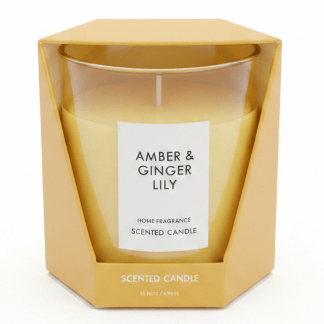 Home Fragrance Scented Candle in Glass Cup | Luxury Aromatherapy Candle | 8×7cm | Amber & Ginger Lily / Pear & Freesia / Clean Cotton / Maple Leaf & Apple - Al Kabayel Discount CentreHome Fragrance Scented Candle in Glass Cup | Luxury Aromatherapy Candle | 8×7cm | Amber & Ginger Lily / Pear & Freesia / Clean Cotton / Maple Leaf & AppleHome FragrancesHOME FRAGRANCEAl Kabayel Discount Centre