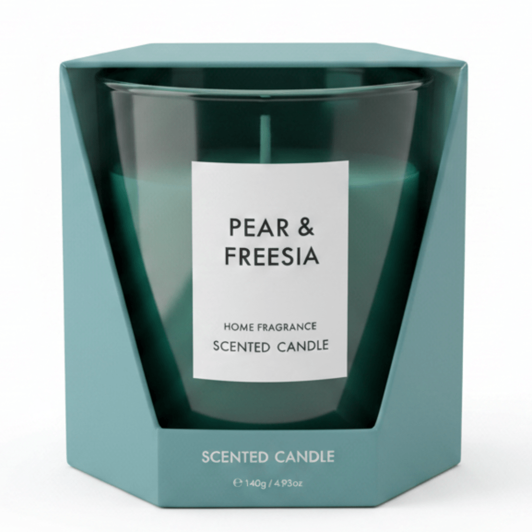 Home Fragrance Scented Candle in Glass Cup | Luxury Aromatherapy Candle | 8×7cm | Amber & Ginger Lily / Pear & Freesia / Clean Cotton / Maple Leaf & Apple - Al Kabayel Discount CentreHome Fragrance Scented Candle in Glass Cup | Luxury Aromatherapy Candle | 8×7cm | Amber & Ginger Lily / Pear & Freesia / Clean Cotton / Maple Leaf & AppleHome FragrancesHOME FRAGRANCEAl Kabayel Discount Centre