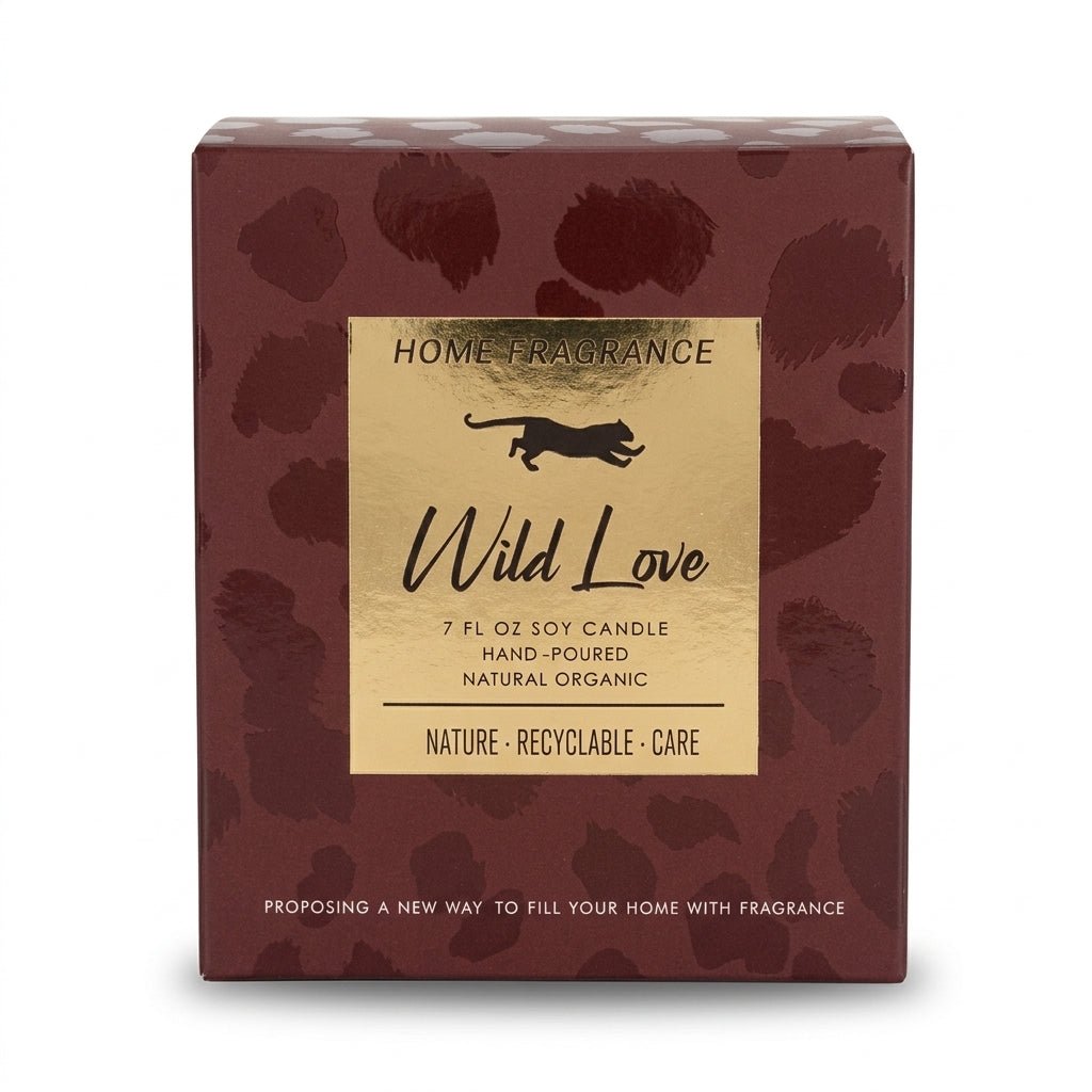 Home fragrance Wild Love Soy Candle – 7 oz Paluo Patchouli - Al Kabayel Discount CentreHome fragrance Wild Love Soy Candle – 7 oz Paluo PatchouliCandlesHOME FRAGRANCEAl Kabayel Discount Centre