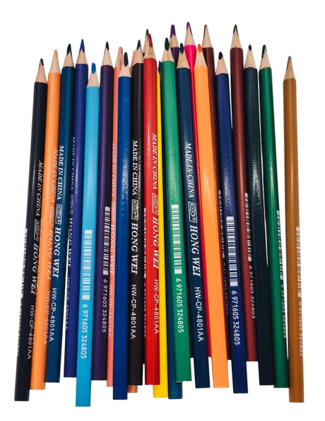 HONG WEI 48pcs Color Pencils, Advanced Color Hexagonal Pencils - Al Kabayel Discount CentreHONG WEI 48pcs Color Pencils, Advanced Color Hexagonal PencilsColor PencilsHONG WEIAl Kabayel Discount Centre