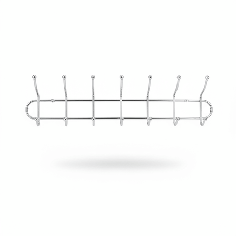 Hook Wall Mounting Hanger 58cm, Chrome - Al Kabayel Discount CentreHook Wall Mounting Hanger 58cm, ChromeOrganizers & AccessoriesHOOKAl Kabayel Discount Centre