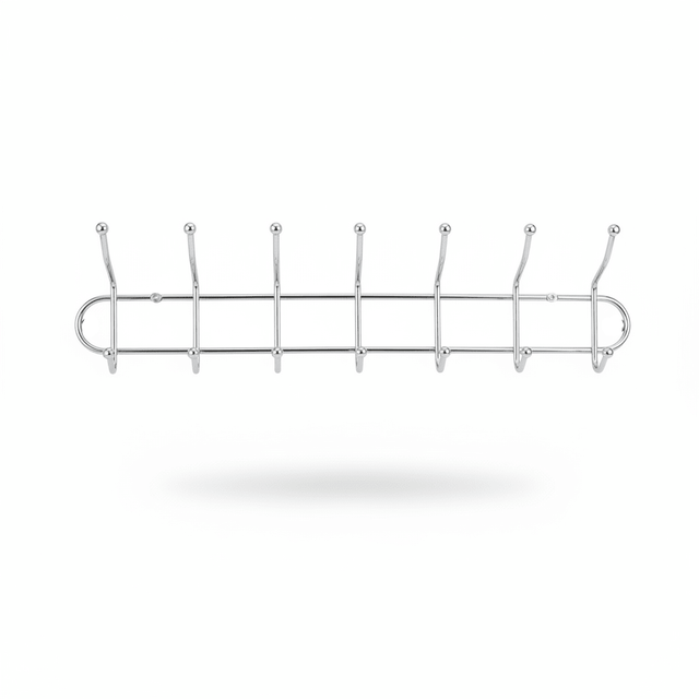 Hook Wall Mounting Hanger 58cm, Chrome - Al Kabayel Discount CentreHook Wall Mounting Hanger 58cm, ChromeOrganizers & AccessoriesHOOKAl Kabayel Discount Centre