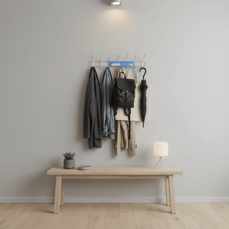 Hook Wall Mounting Hanger 58cm, Chrome - Al Kabayel Discount CentreHook Wall Mounting Hanger 58cm, ChromeOrganizers & AccessoriesHOOKAl Kabayel Discount Centre