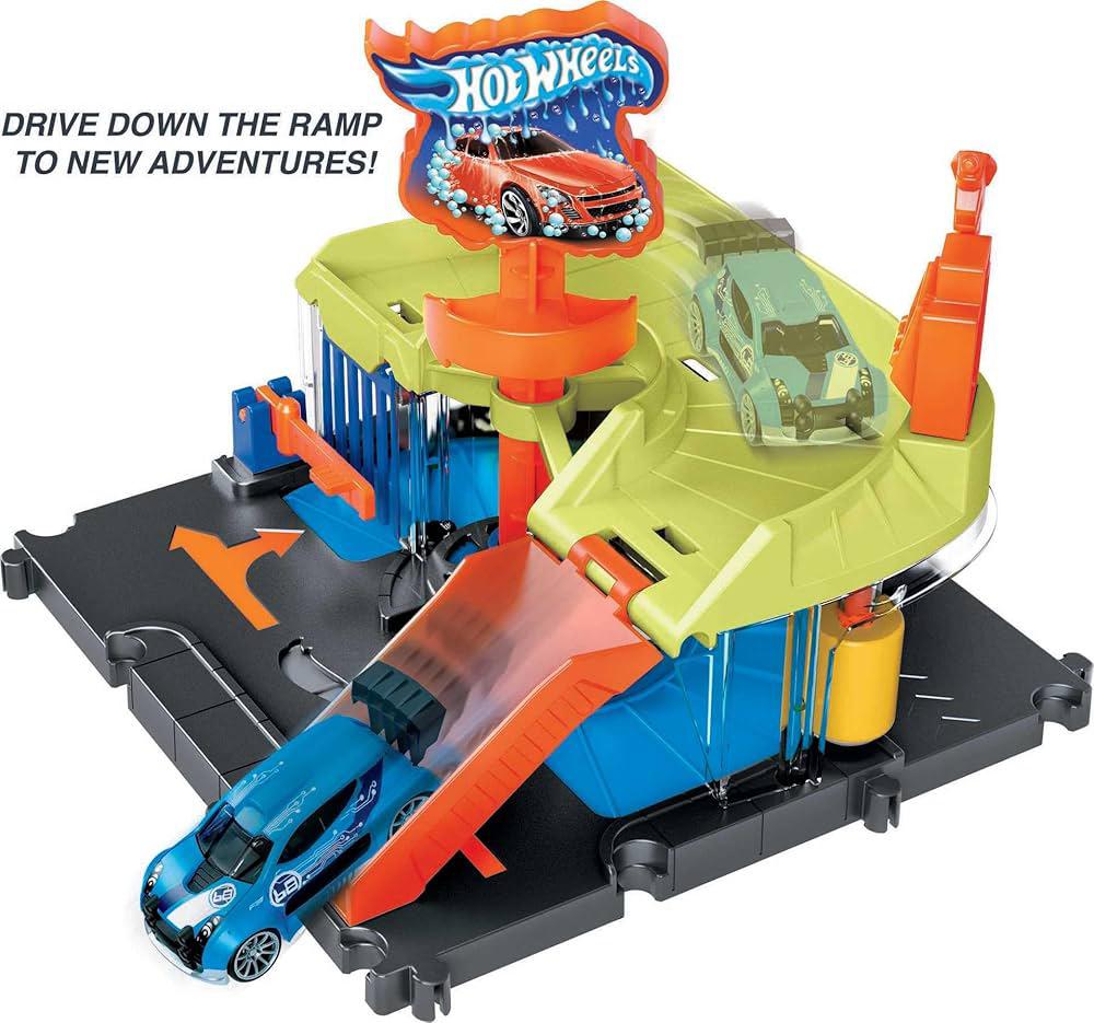 Hot Wheels Downtown Express Car Wash Station Playset, Multicolor - Al Kabayel Discount CentreHot Wheels Downtown Express Car Wash Station Playset, MulticolorRemote Control toysHOT WHEELSAl Kabayel Discount Centre