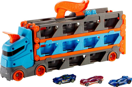 Hot Wheels Speedway Hauler 2 Meter, Assemble and Launch Through Track, GVG37 - Al Kabayel Discount CentreHot Wheels Speedway Hauler 2 Meter, Assemble and Launch Through Track, GVG37Toys for boysHOT WHEELSAl Kabayel Discount Centre