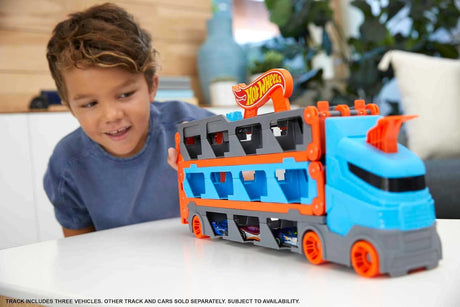 Hot Wheels Speedway Hauler 2 Meter, Assemble and Launch Through Track, GVG37 - Al Kabayel Discount CentreHot Wheels Speedway Hauler 2 Meter, Assemble and Launch Through Track, GVG37Toys for boysHOT WHEELSAl Kabayel Discount Centre