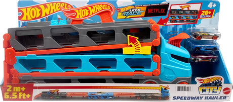 Hot Wheels Speedway Hauler 2 Meter, Assemble and Launch Through Track, GVG37 - Al Kabayel Discount CentreHot Wheels Speedway Hauler 2 Meter, Assemble and Launch Through Track, GVG37Toys for boysHOT WHEELSAl Kabayel Discount Centre