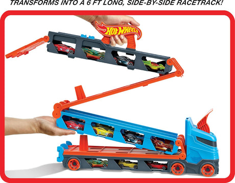 Hot Wheels Speedway Hauler 2 Meter, Assemble and Launch Through Track, GVG37 - Al Kabayel Discount CentreHot Wheels Speedway Hauler 2 Meter, Assemble and Launch Through Track, GVG37Toys for boysHOT WHEELSAl Kabayel Discount Centre