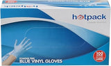 Hotpack 100pcs Powder Free Blue Vinyl Gloves Large 105mm - Al Kabayel Discount CentreHotpack 100pcs Powder Free Blue Vinyl Gloves Large 105mmDisposablesHOTPACKAl Kabayel Discount Centre