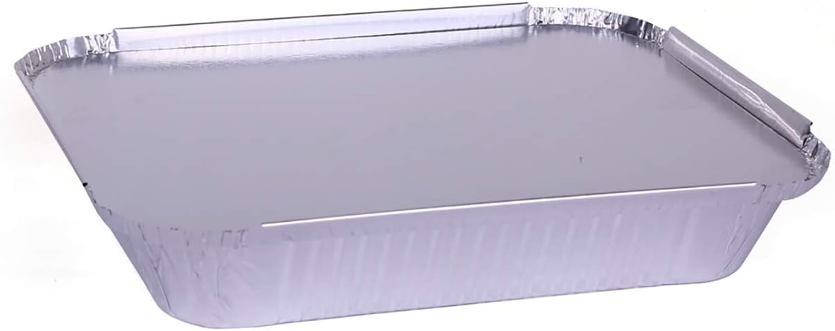 Hotpack 10pcs Rectangular Aluminium Containers with Lid 1200cc - Al Kabayel Discount CentreHotpack 10pcs Rectangular Aluminium Containers with Lid 1200ccDisposablesHOTPACKAl Kabayel Discount Centre