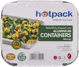 Hotpack 10pcs Rectangular Aluminium Containers with Lid 420cc - Al Kabayel Discount CentreHotpack 10pcs Rectangular Aluminium Containers with Lid 420ccDisposablesHOTPACKAl Kabayel Discount Centre