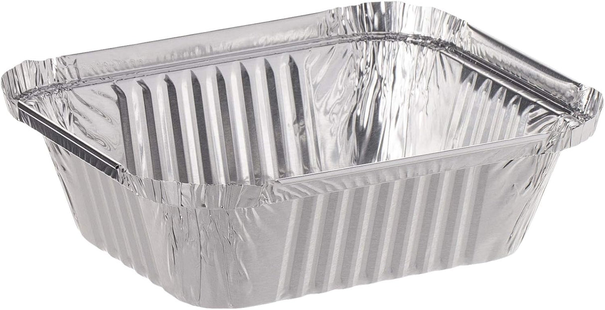 Hotpack 10pcs Rectangular Aluminium Containers with Lid 420cc - Al Kabayel Discount CentreHotpack 10pcs Rectangular Aluminium Containers with Lid 420ccDisposablesHOTPACKAl Kabayel Discount Centre