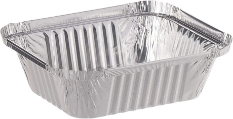 Hotpack 10pcs Rectangular Aluminium Containers with Lid 420cc - Al Kabayel Discount CentreHotpack 10pcs Rectangular Aluminium Containers with Lid 420ccDisposablesHOTPACKAl Kabayel Discount Centre