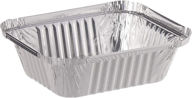 Hotpack 10pcs Rectangular Aluminium Containers with Lid 420cc - Al Kabayel Discount CentreHotpack 10pcs Rectangular Aluminium Containers with Lid 420ccDisposablesHOTPACKAl Kabayel Discount Centre