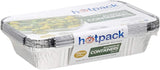 Hotpack 10pcs Rectangular Aluminium Containers with Lid 890cc - Al Kabayel Discount CentreHotpack 10pcs Rectangular Aluminium Containers with Lid 890ccDisposablesHOTPACKAl Kabayel Discount Centre