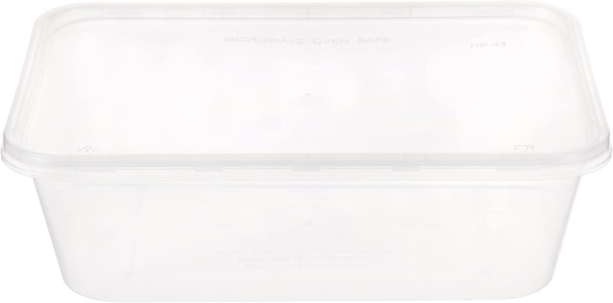 Hotpack 10pcs Rectangular Microwaveable Container with Lid 750ml - Al Kabayel Discount CentreHotpack 10pcs Rectangular Microwaveable Container with Lid 750mlDisposablesHOTPACKAl Kabayel Discount Centre