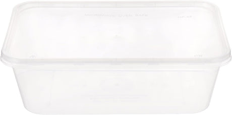 Hotpack 10pcs Rectangular Microwaveable Container with Lid 750ml - Al Kabayel Discount CentreHotpack 10pcs Rectangular Microwaveable Container with Lid 750mlDisposablesHOTPACKAl Kabayel Discount Centre