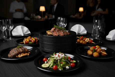 Hotpack 20pcs Round Black Plastic Plates 10" - Al Kabayel Discount CentreHotpack 20pcs Round Black Plastic Plates 10"DisposablesHOTPACKAl Kabayel Discount Centre