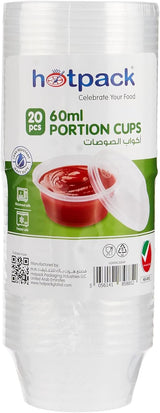 Hotpack 20pcs Round Portion Cups 60ml - Al Kabayel Discount CentreHotpack 20pcs Round Portion Cups 60mlDisposablesHOTPACKAl Kabayel Discount Centre