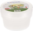 Hotpack 5pcs Microwaveable Round Containers 250ml - Al Kabayel Discount CentreHotpack 5pcs Microwaveable Round Containers 250mlDisposablesHOTPACKAl Kabayel Discount Centre
