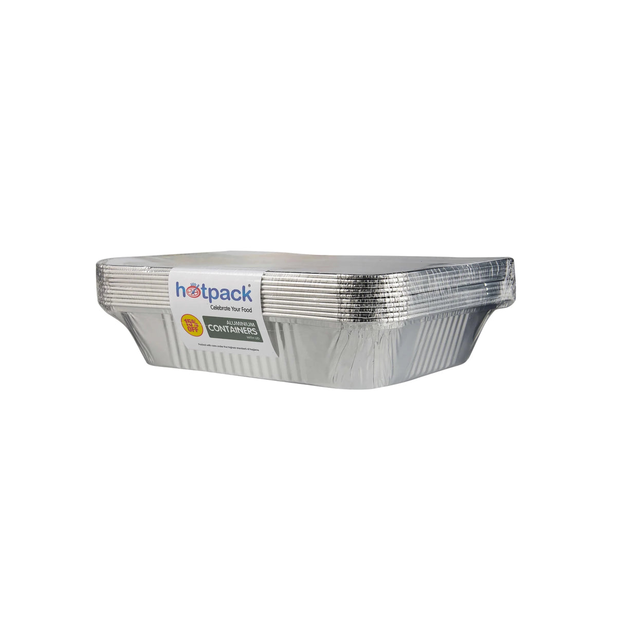 Hotpack 5pcs Rectangular Aluminium Containers with Lid 3650cc - Al Kabayel Discount CentreHotpack 5pcs Rectangular Aluminium Containers with Lid 3650ccDisposablesHOTPACKAl Kabayel Discount Centre