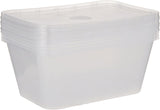 Hotpack 5pcs Rectangular Microwaveable Container with Lid 1000ml - Al Kabayel Discount CentreHotpack 5pcs Rectangular Microwaveable Container with Lid 1000mlDisposablesHOTPACKAl Kabayel Discount Centre