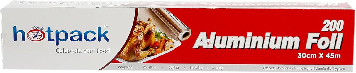 Hotpack Aluminium Foil 45m*30cm, Cooking - Storing - Wrapping - Al Kabayel Discount CentreHotpack Aluminium Foil 45m*30cm, Cooking - Storing - WrappingJars & Food SaversHOTPACKAl Kabayel Discount Centre