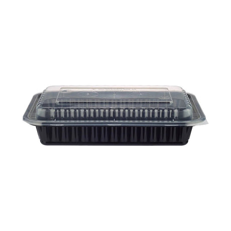 Hotpack Classique Range 5pcs Rectangular Black Base Container with Lid 58oz - Al Kabayel Discount CentreHotpack Classique Range 5pcs Rectangular Black Base Container with Lid 58ozDisposablesHOTPACKAl Kabayel Discount Centre