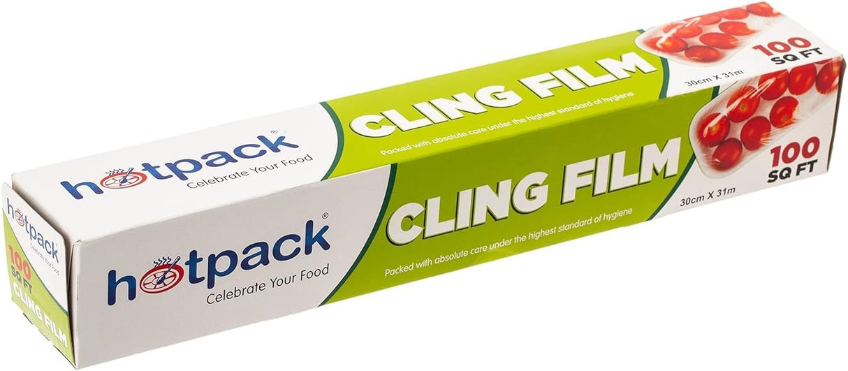 Hotpack Cling Film 30cm*31m, 100sq.ft, Wrapping ang Storing - Al Kabayel Discount CentreHotpack Cling Film 30cm*31m, 100sq.ft, Wrapping ang StoringJars & Food SaversHOTPACKAl Kabayel Discount Centre