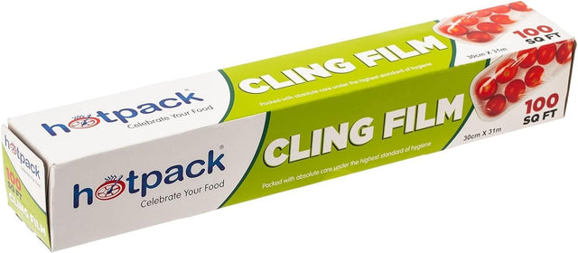 Hotpack Cling Film 30cm*31m, 100sq.ft, Wrapping ang Storing - Al Kabayel Discount CentreHotpack Cling Film 30cm*31m, 100sq.ft, Wrapping ang StoringJars & Food SaversHOTPACKAl Kabayel Discount Centre