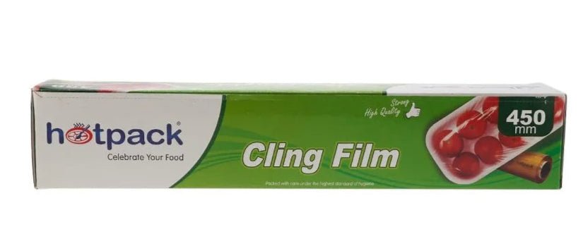 Hotpack Cling Film 45cm Width, 1000g Gross Weight, Wrapping ang Storing - Al Kabayel Discount CentreHotpack Cling Film 45cm Width, 1000g Gross Weight, Wrapping ang StoringJars & Food SaversHOTPACKAl Kabayel Discount Centre