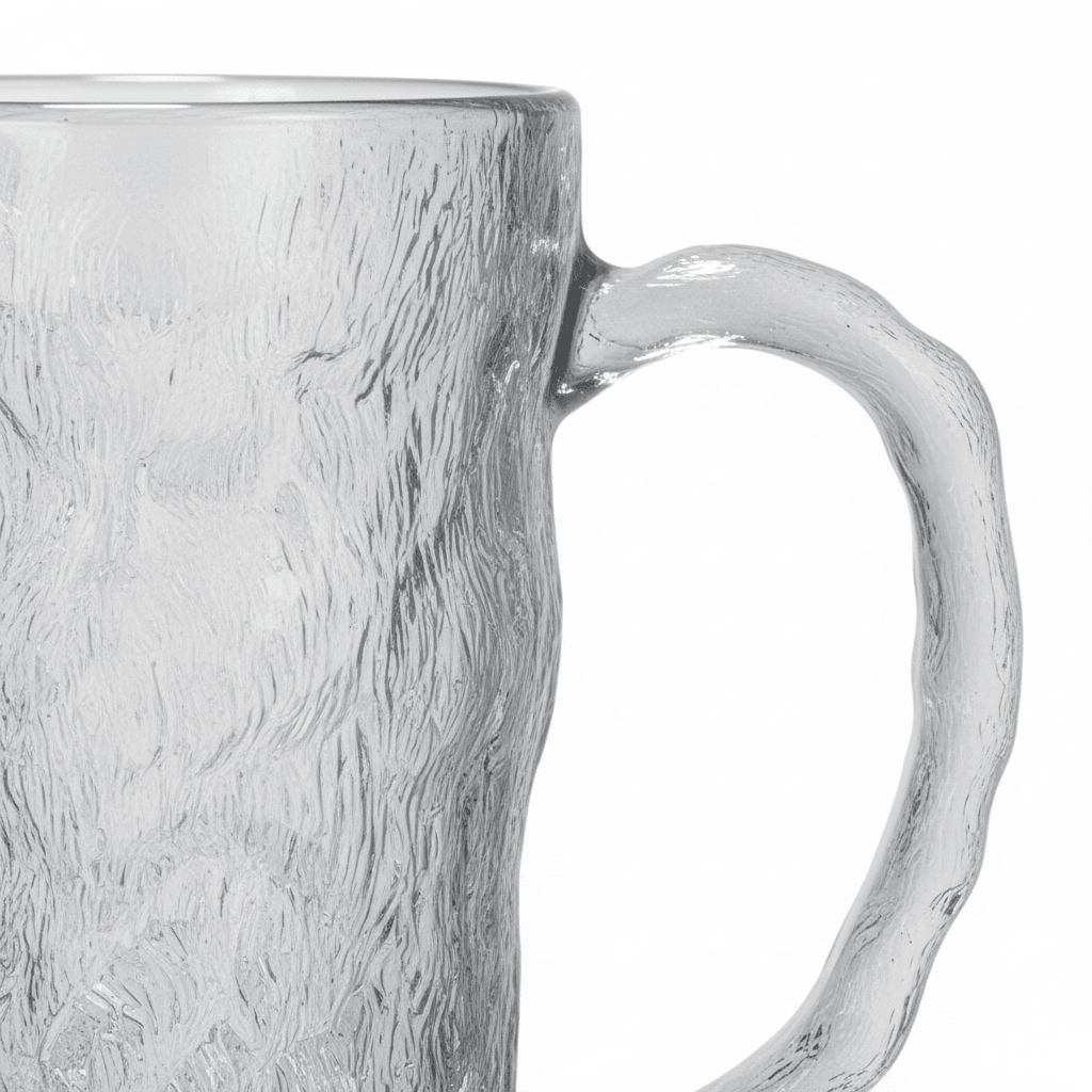 Ice Crackle Glass Mug – 350ml - Al Kabayel Discount CentreIce Crackle Glass Mug – 350mlMugsAKDCAl Kabayel Discount Centre
