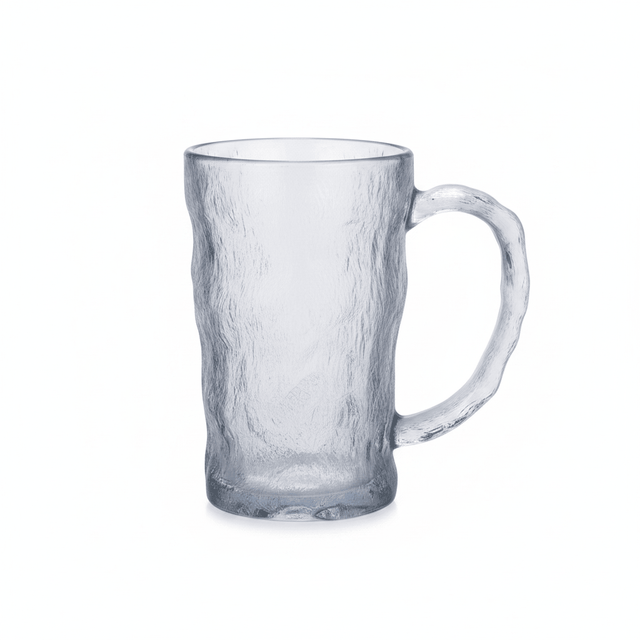 Ice Crackle Glass Mug – 350ml - Al Kabayel Discount CentreIce Crackle Glass Mug – 350mlMugsAKDCAl Kabayel Discount Centre