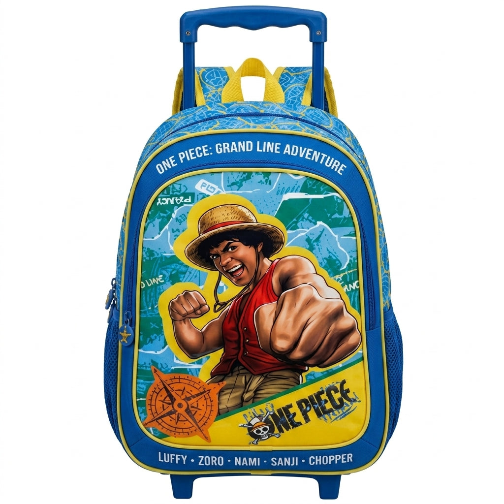 One Piece Grand Line Adventure 5-in-1 18" School Trolley Set