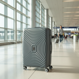 Parajohn Grey PP Hard Shell Trolley — Large Suitcase with Spinner Wheels | 28 Inch , 24 Inch , 20 Inch |