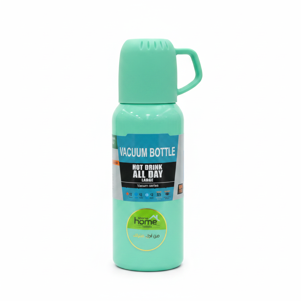 Spanis Home Stainless Steel Vacuum Bottle - 500ml - Lavender / Coral / Light Green / Cream