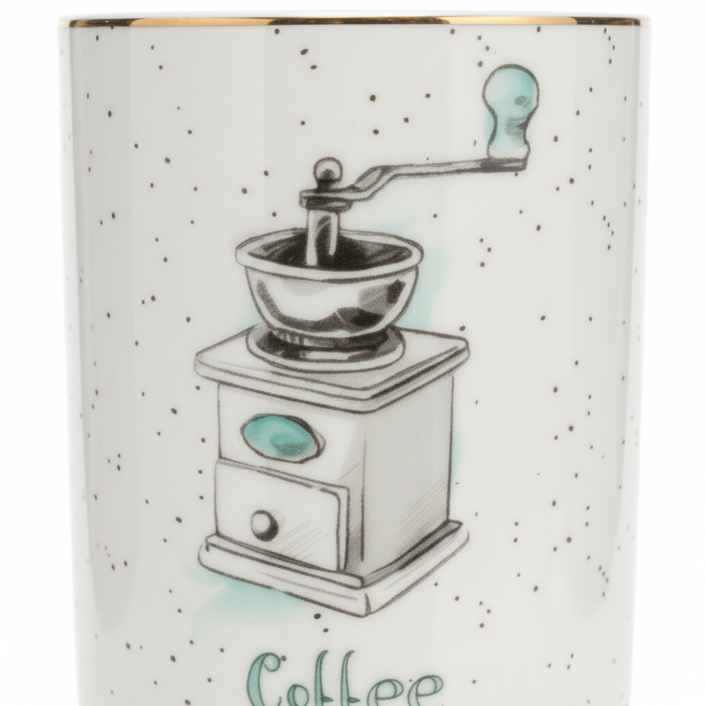 White Ceramic Coffee Mug 350ml