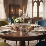 AKDC Metal Fruit & Candy Bowl – Unique Silver Finish, Decorative Vertical Serving Bowl, 10 × 22 cm