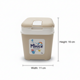 Minice Cooler Box Set of 3 – 3L / 1L / 320ml – Grey / Beige / Pink