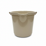 Polytime Plastic Bucket – 10 Litre - Grey / Beige / White
