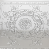 Pilsco Silver Metal Square Serving Tray - 30×30 cm